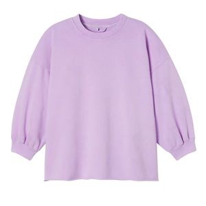 Left On A Friday “Sports & Rec Sweatshirt” in Lilac. One size - fits XS-XL